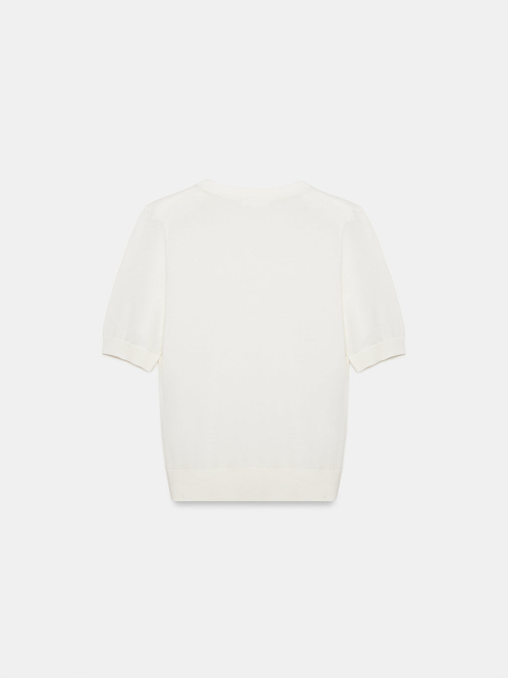 Minimal lyocell blouse - Ecru