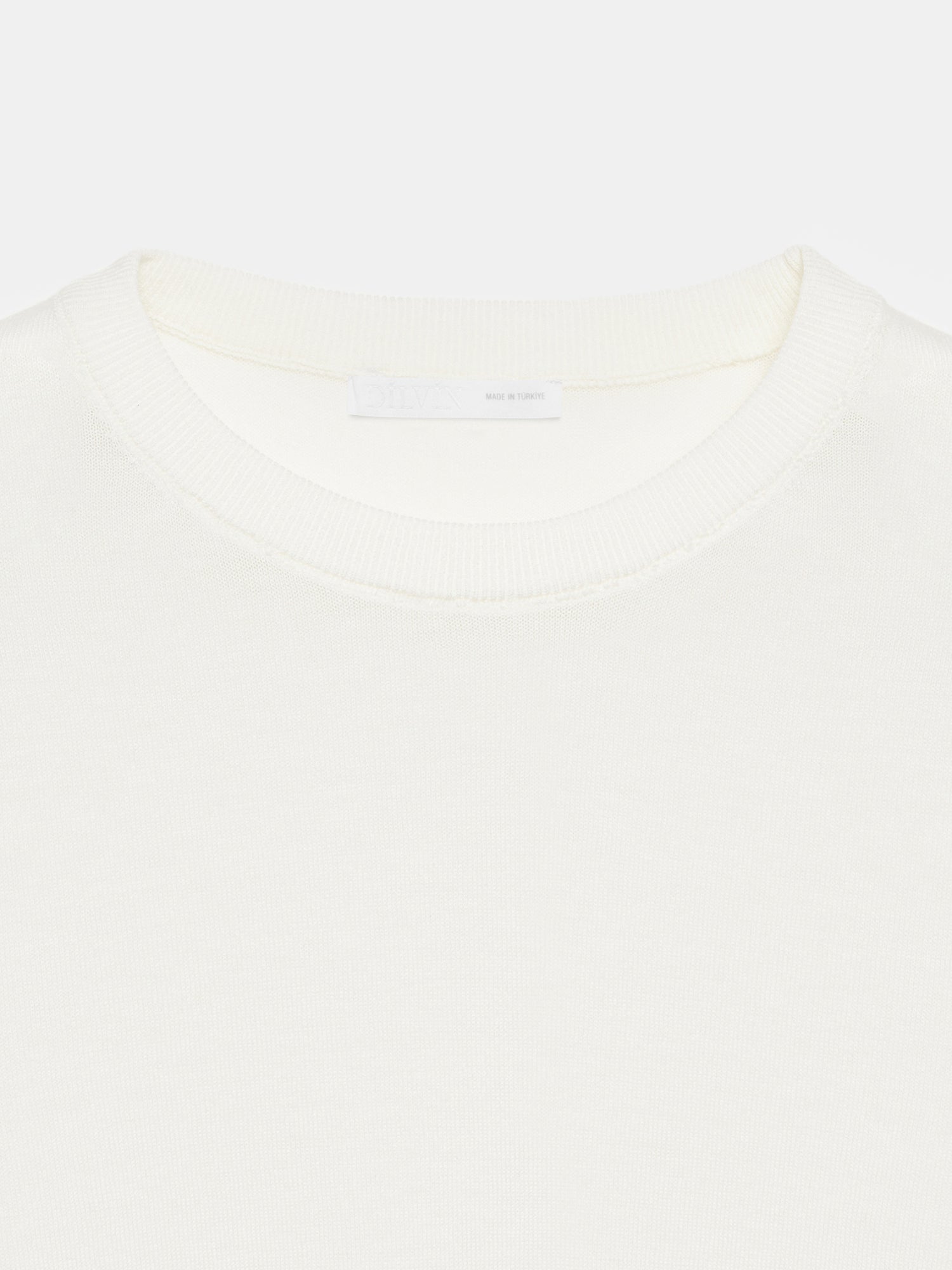 Minimal lyocell blouse - Ecru