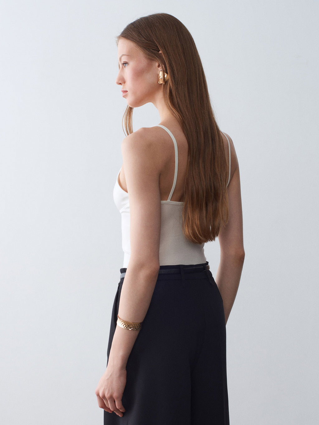 Elegant spetstopp  – Ecru