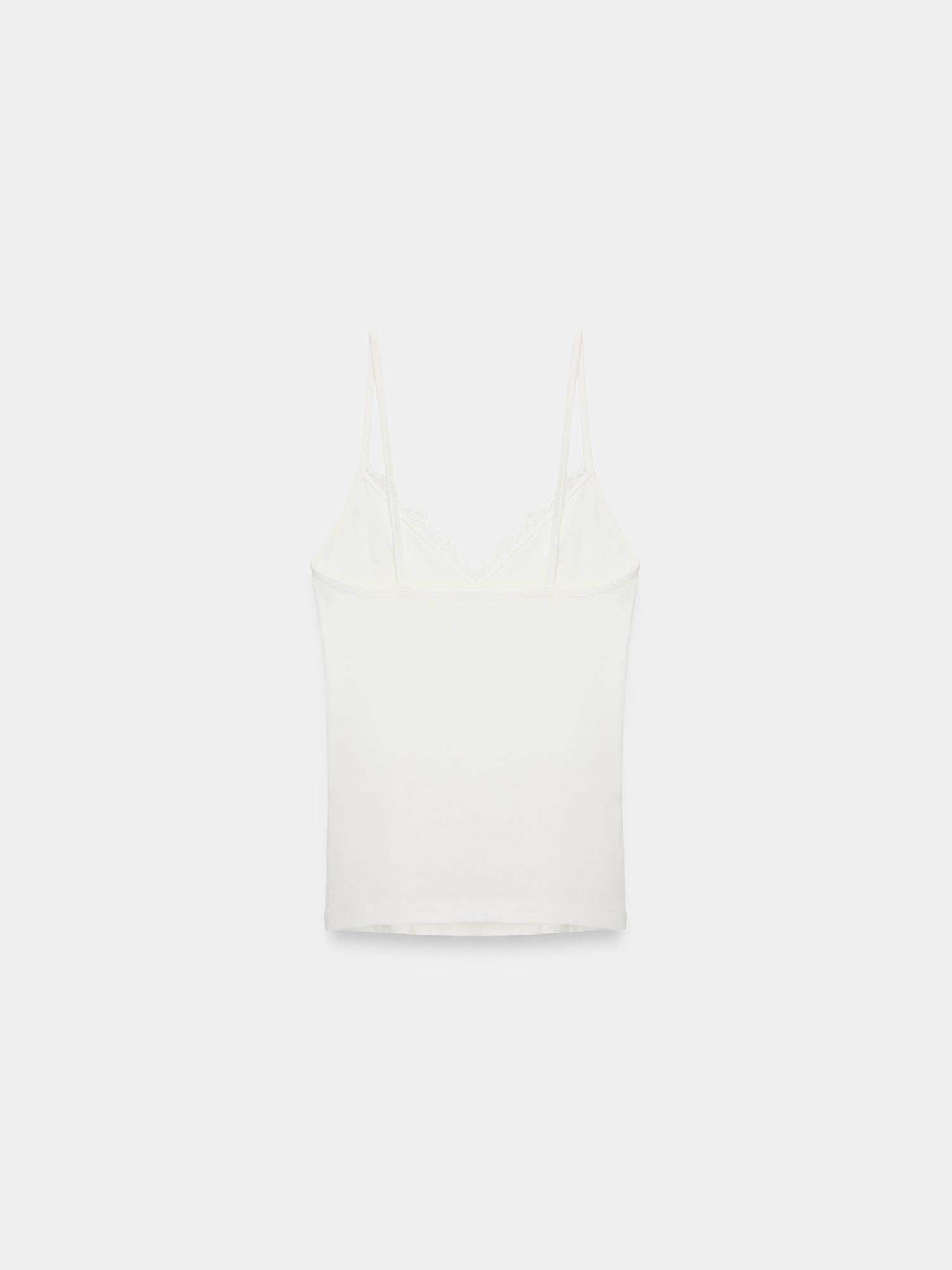 Elegant spetstopp  – Ecru