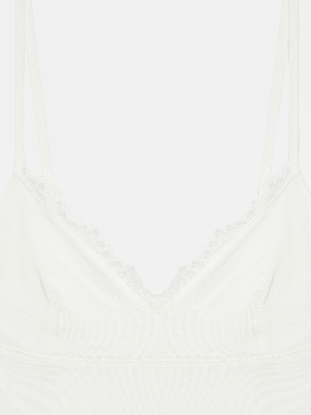 Elegant spetstopp  – Ecru