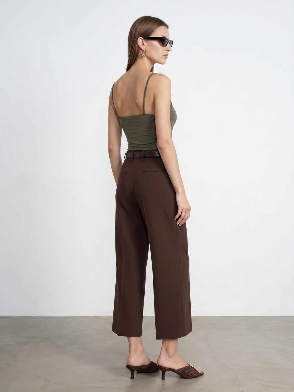 Elegant spetstopp  – Khaki