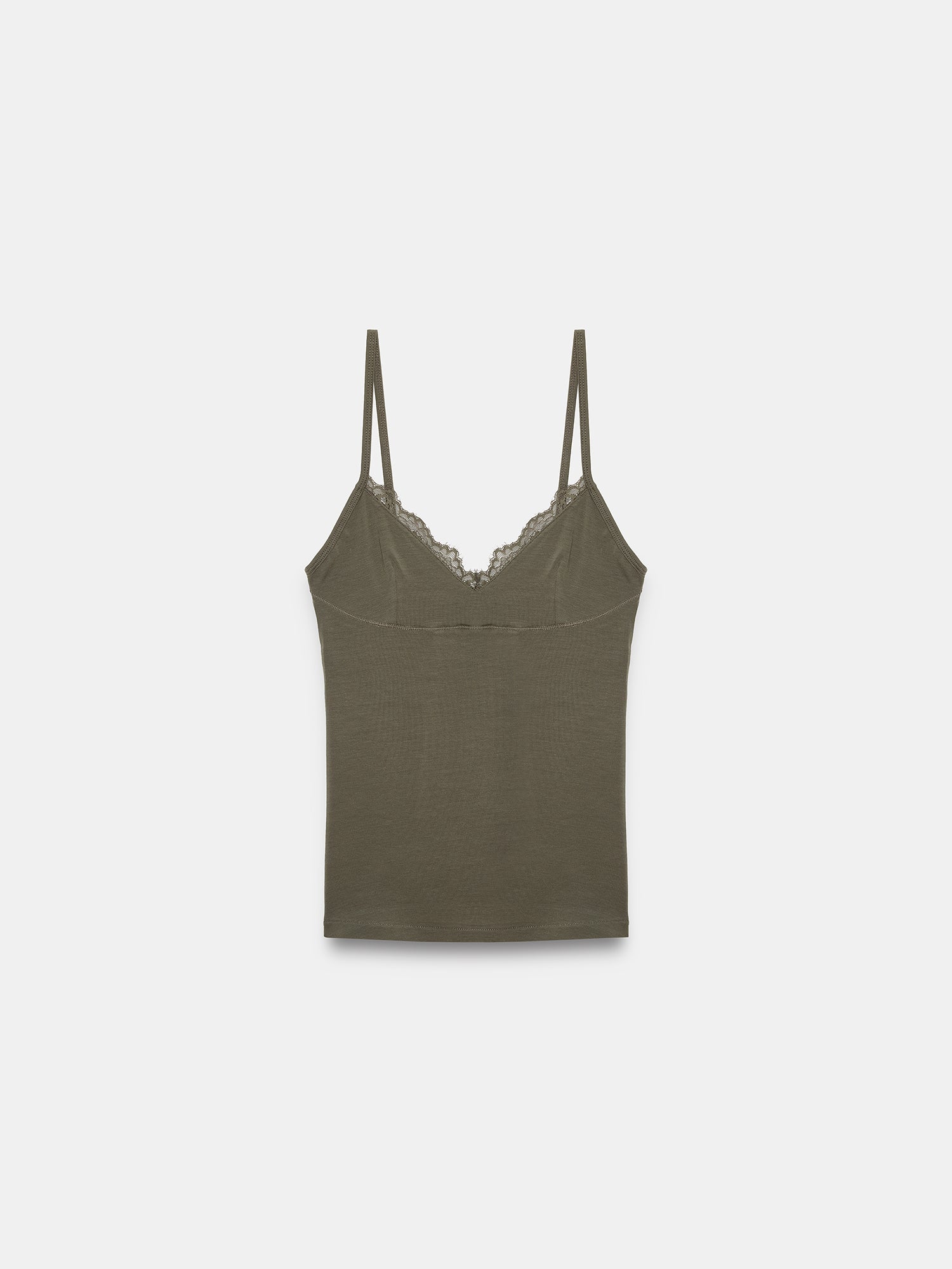 Elegant spetstopp  – Khaki