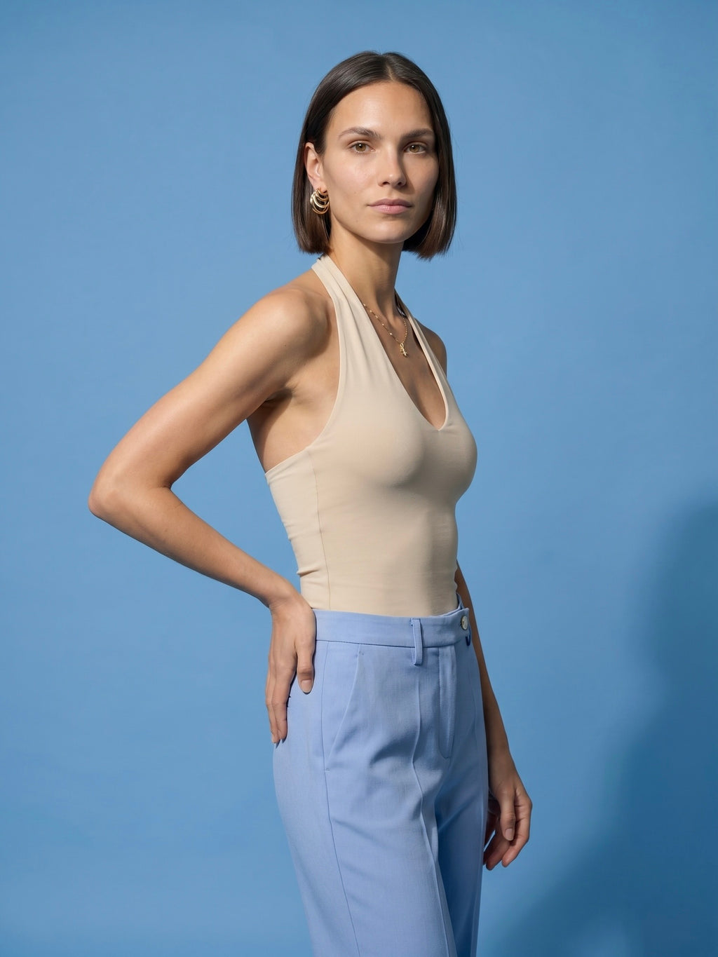 Halterneck bodysuit – Sten
