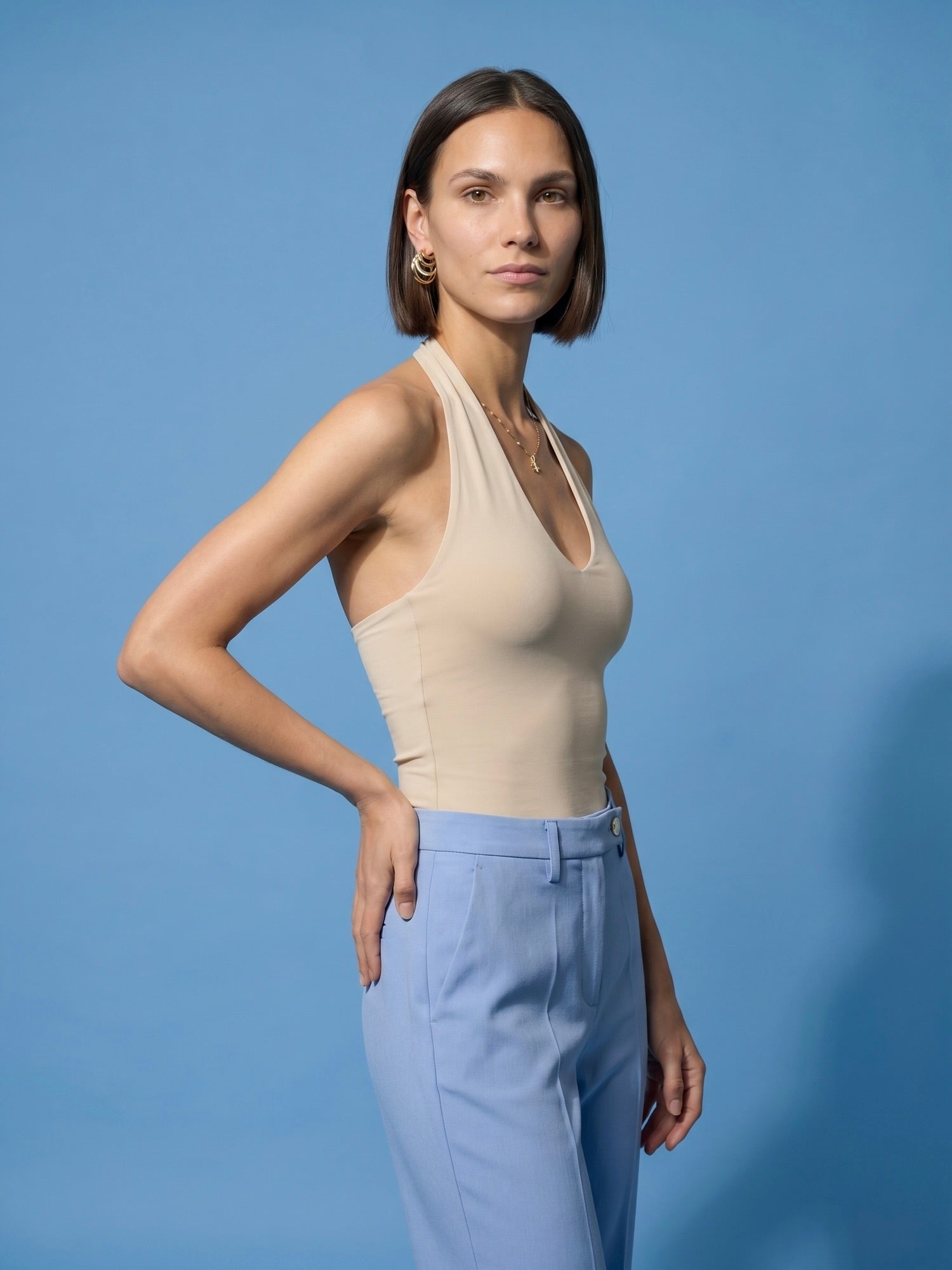 Halterneck bodysuit – Sten