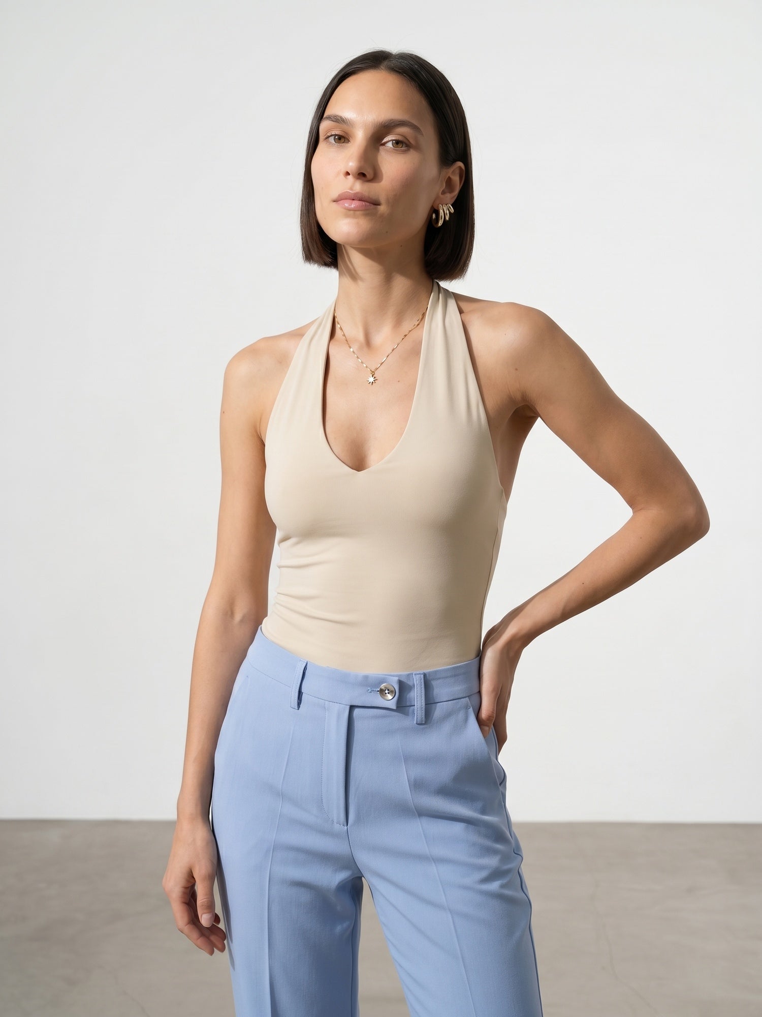 Halterneck bodysuit – Sten