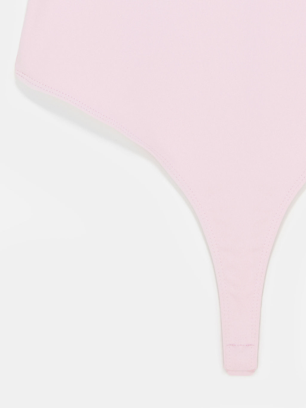 Halterneck bodysuit – Puderrosa