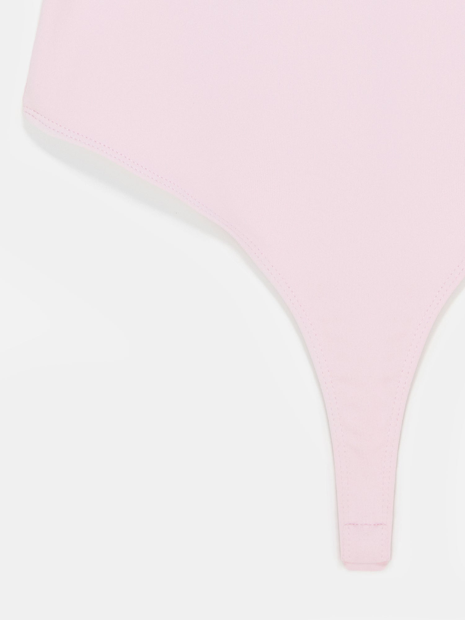 Halterneck bodysuit – Puderrosa