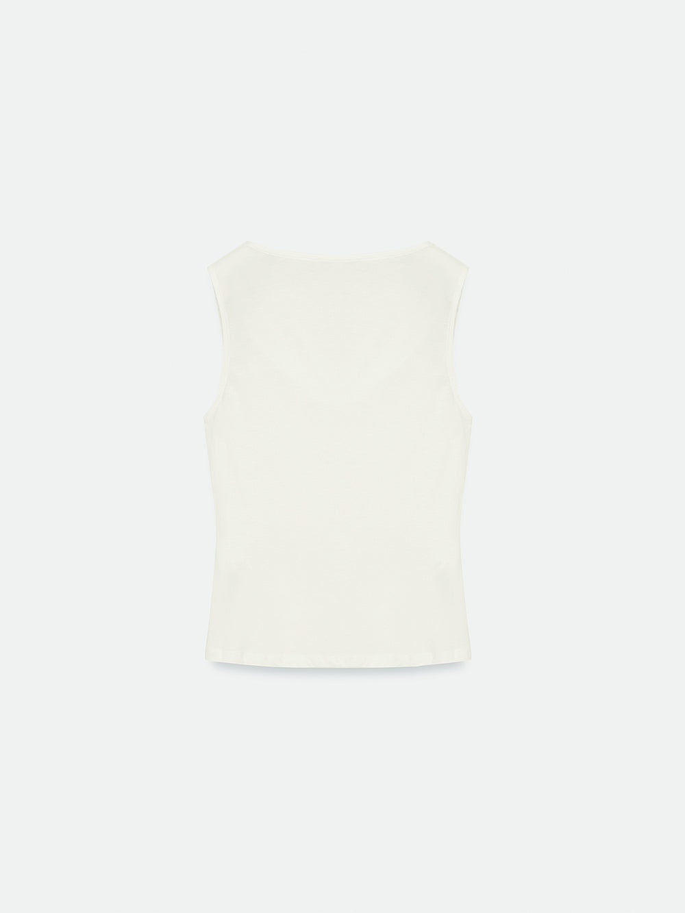 Draperad lyocelltopp - Ecru