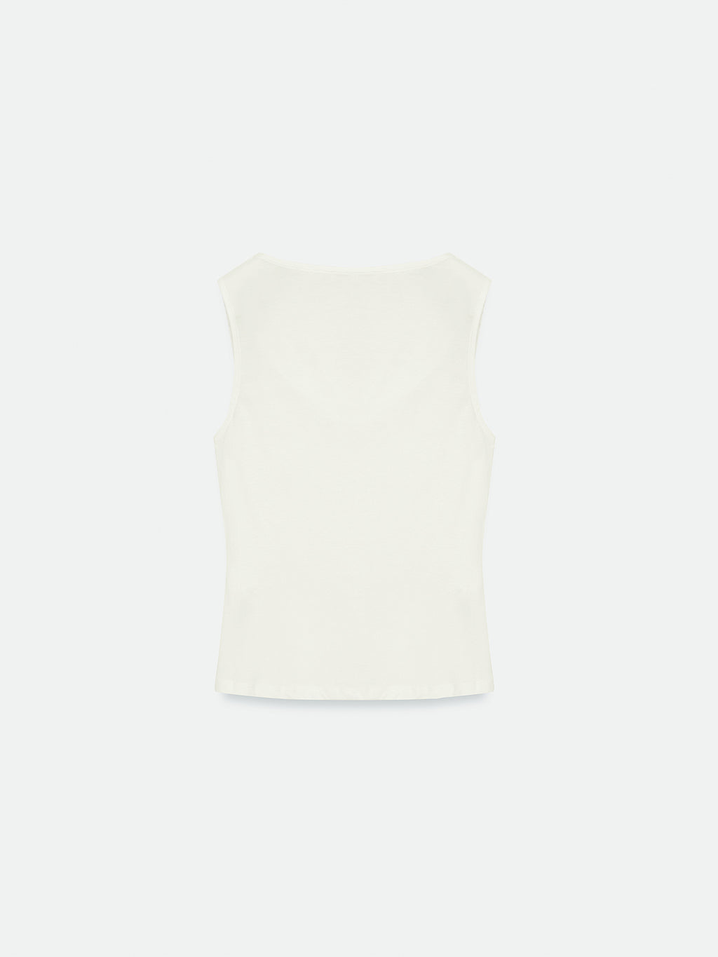 Draperad lyocelltopp - Ecru
