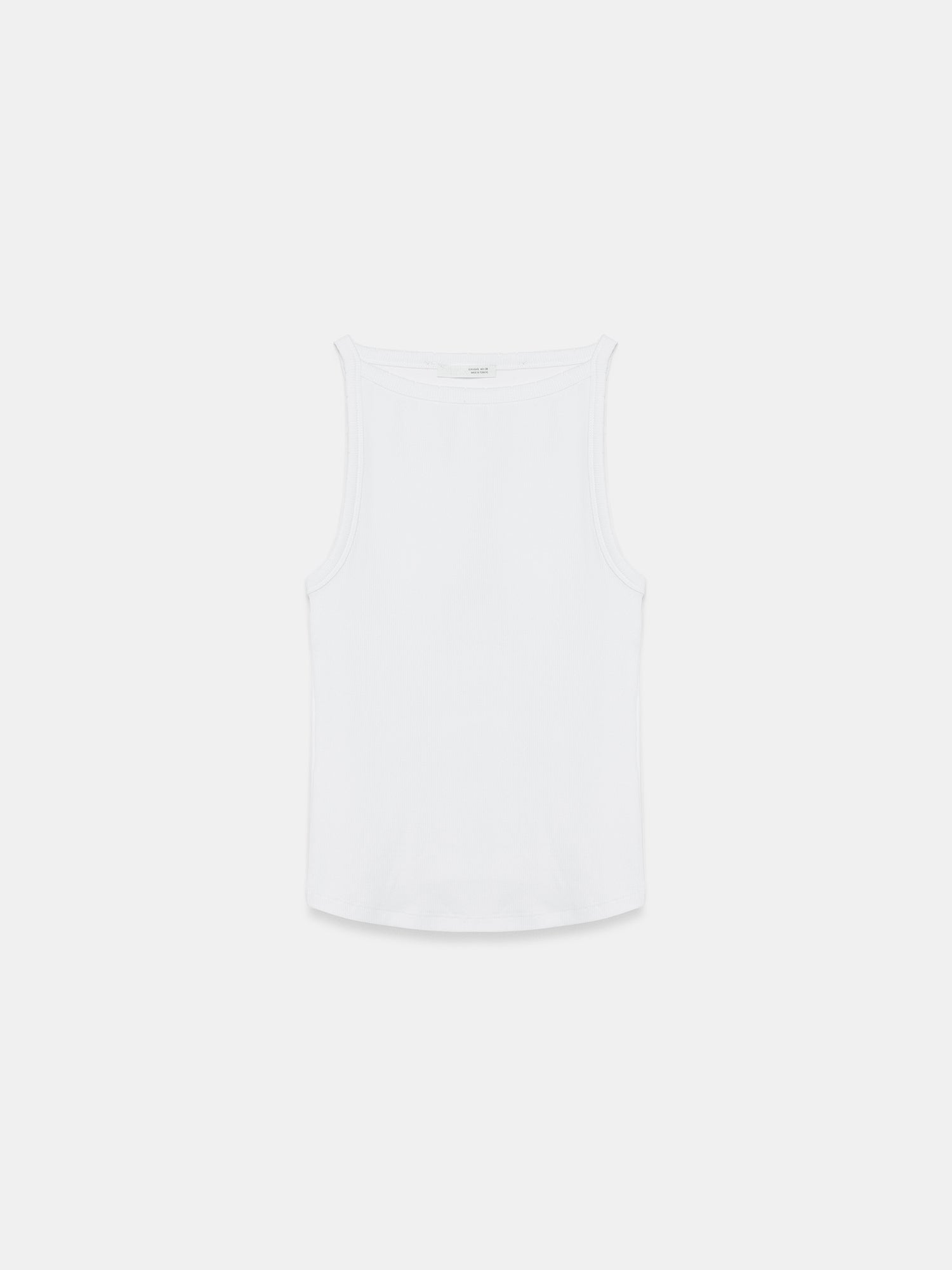 Halterneck topp - Vit