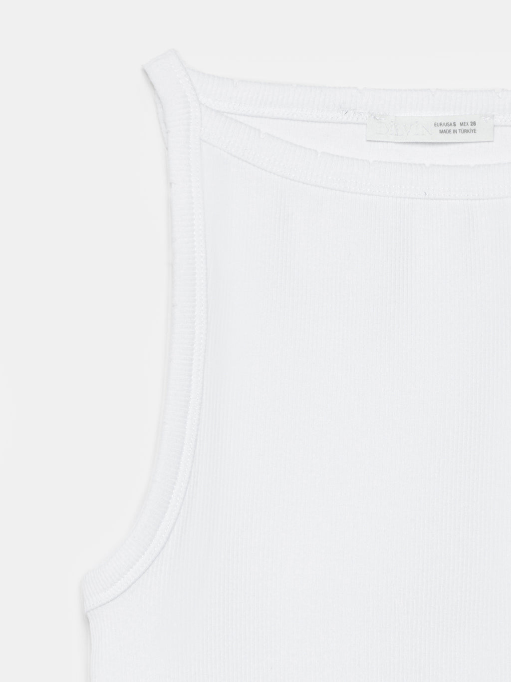 Halterneck topp - Vit