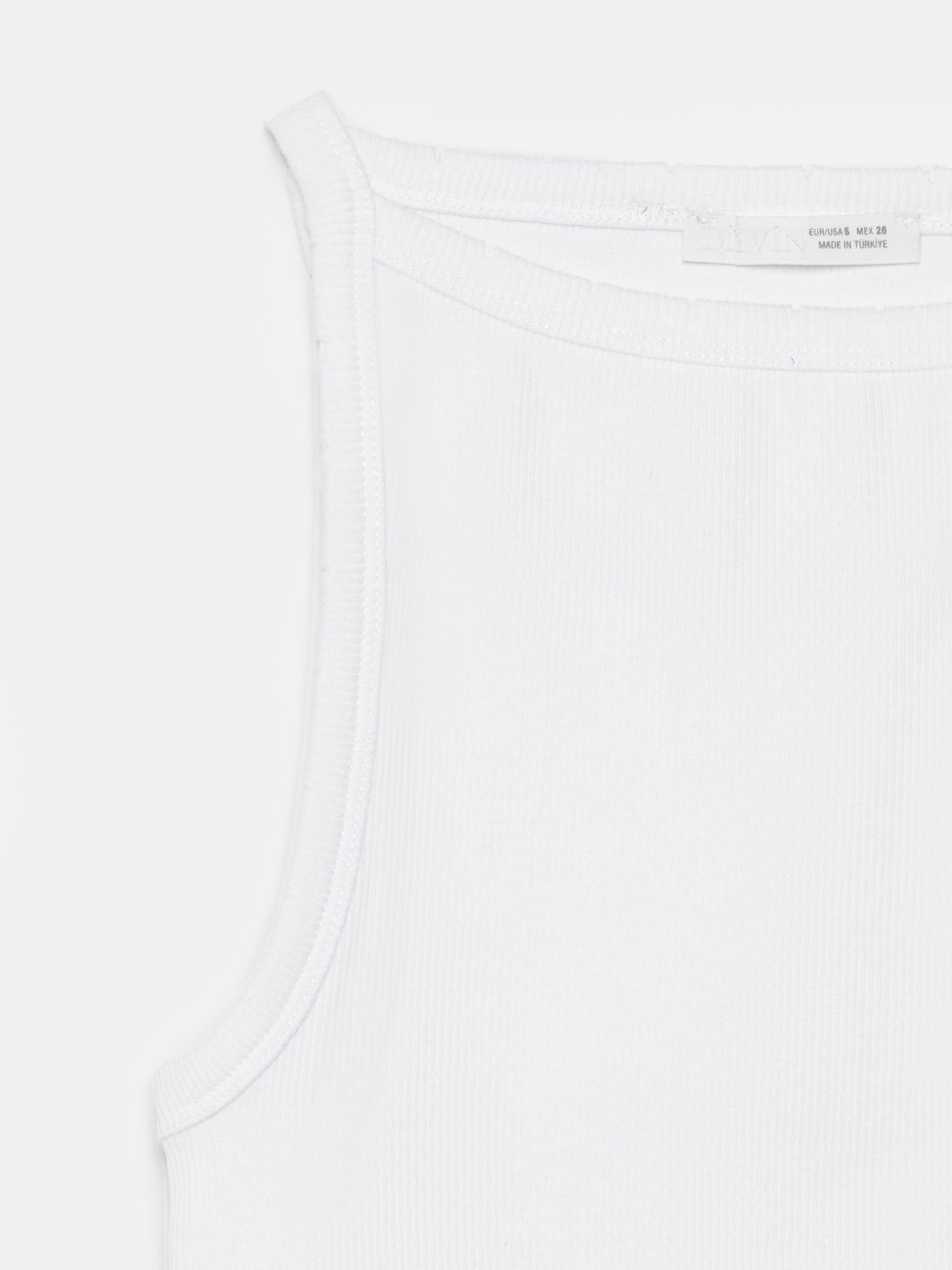 Halterneck topp - Vit