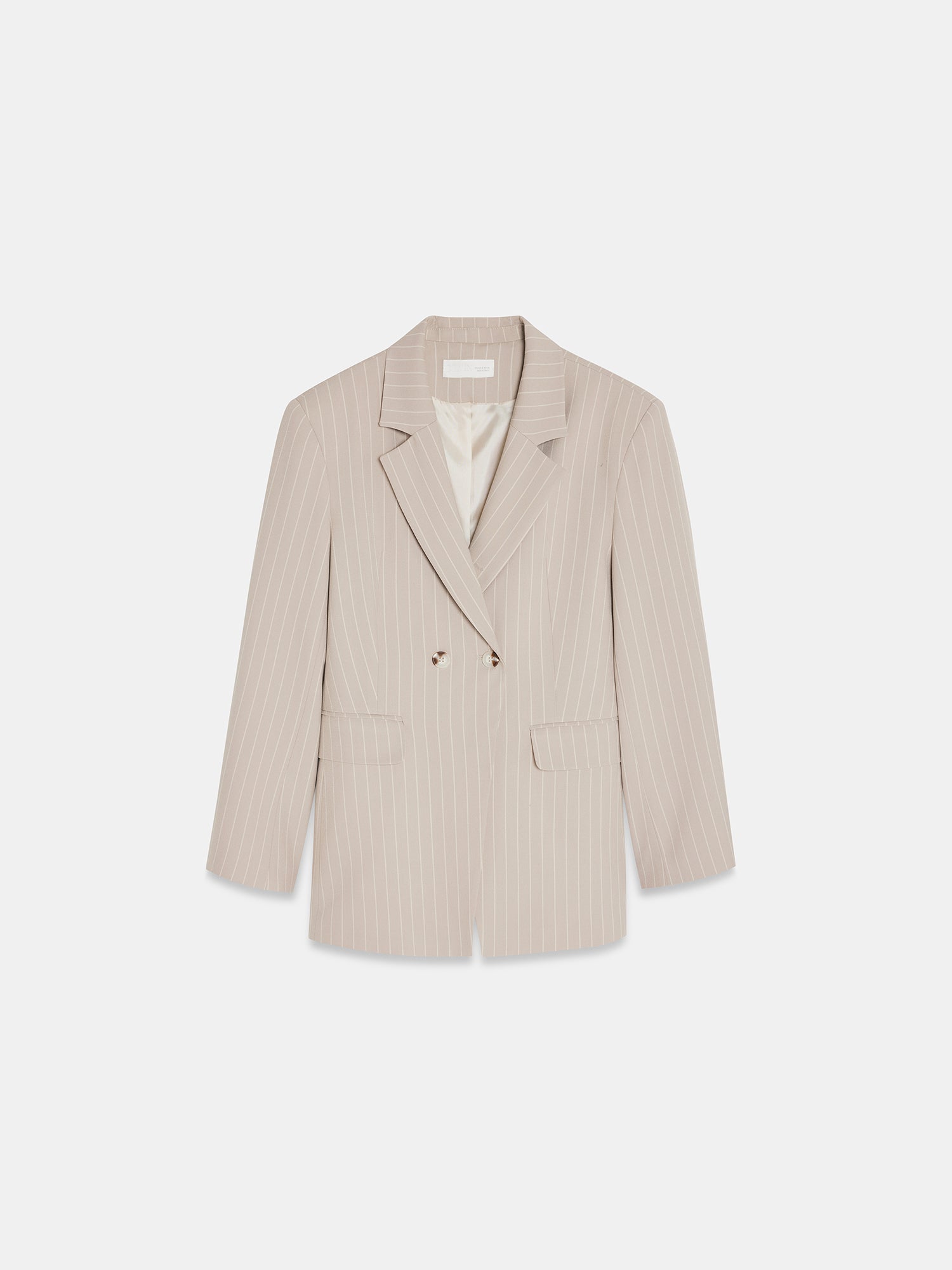 Kavaj med Sidoknappar – Beige