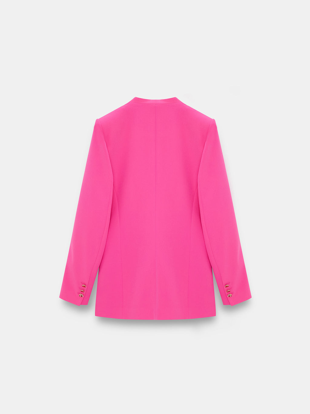 Figursydd kraglös kavaj - Fuchsia