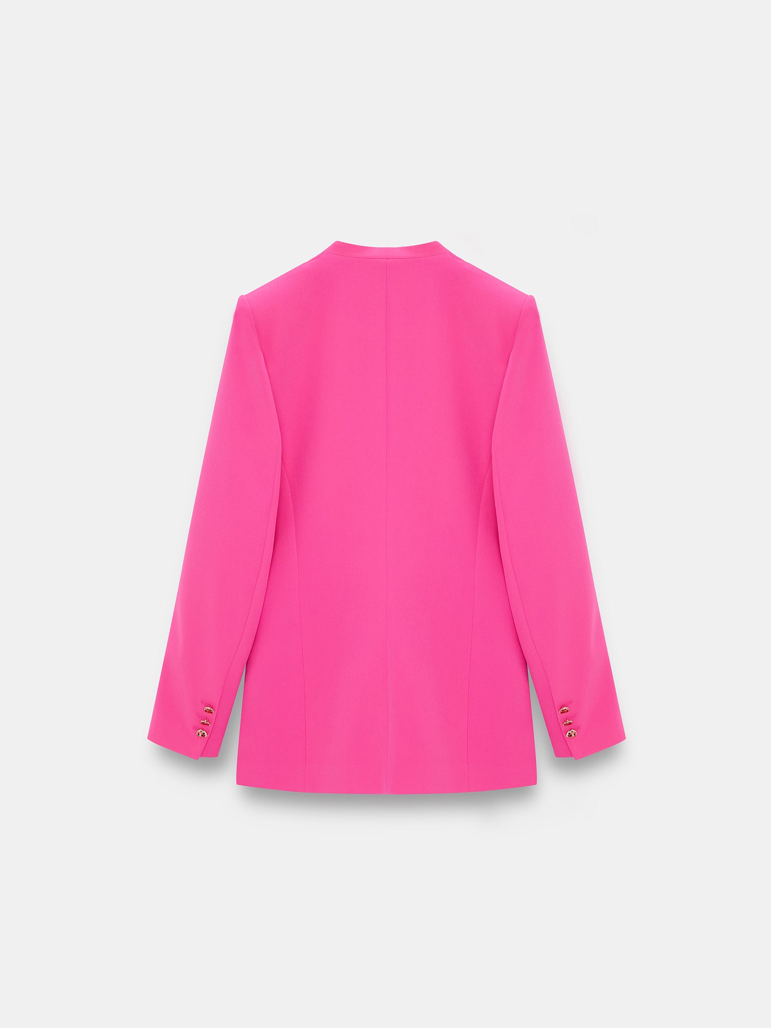 Figursydd kraglös kavaj - Fuchsia