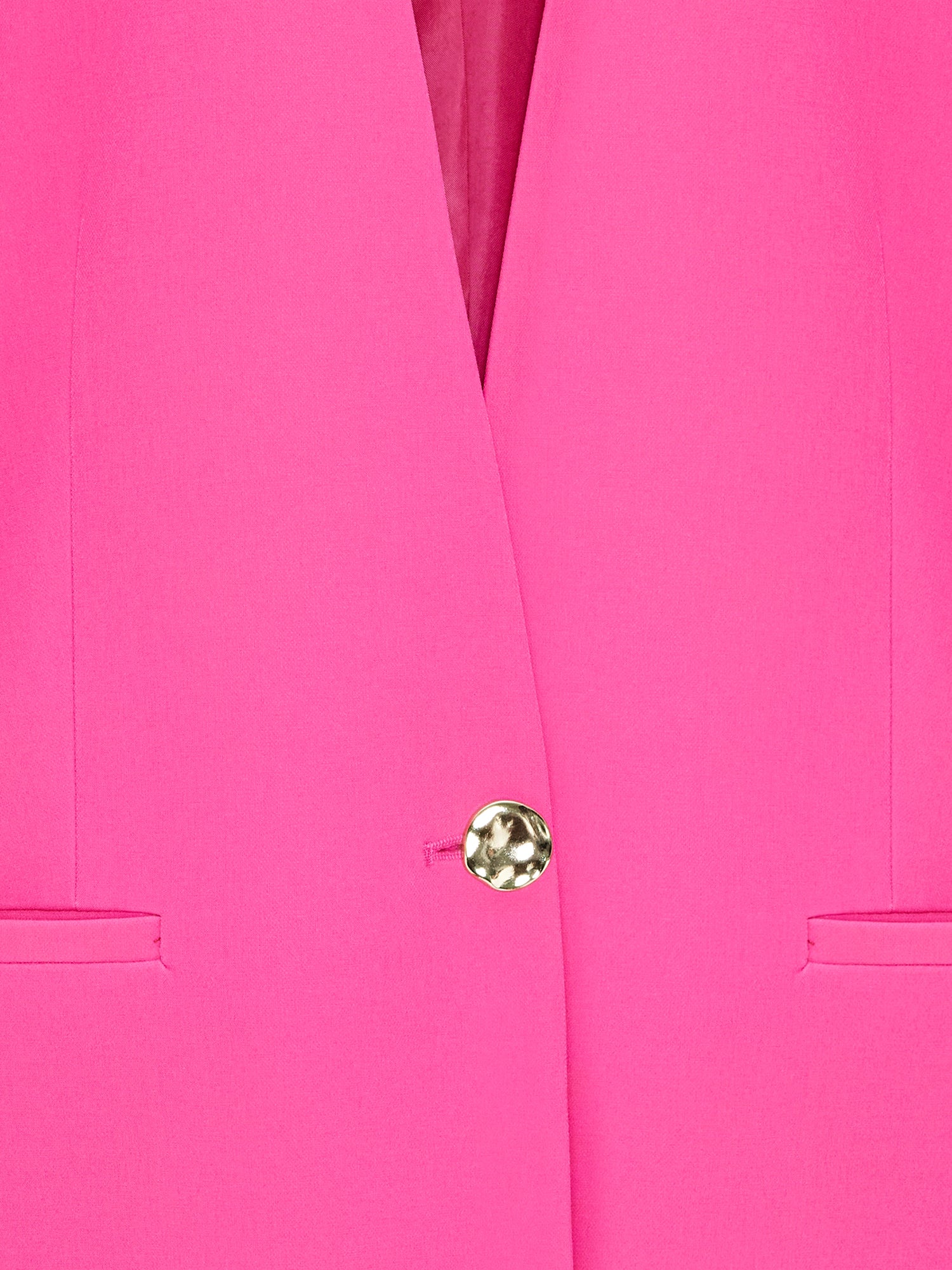 Figursydd kraglös kavaj - Fuchsia