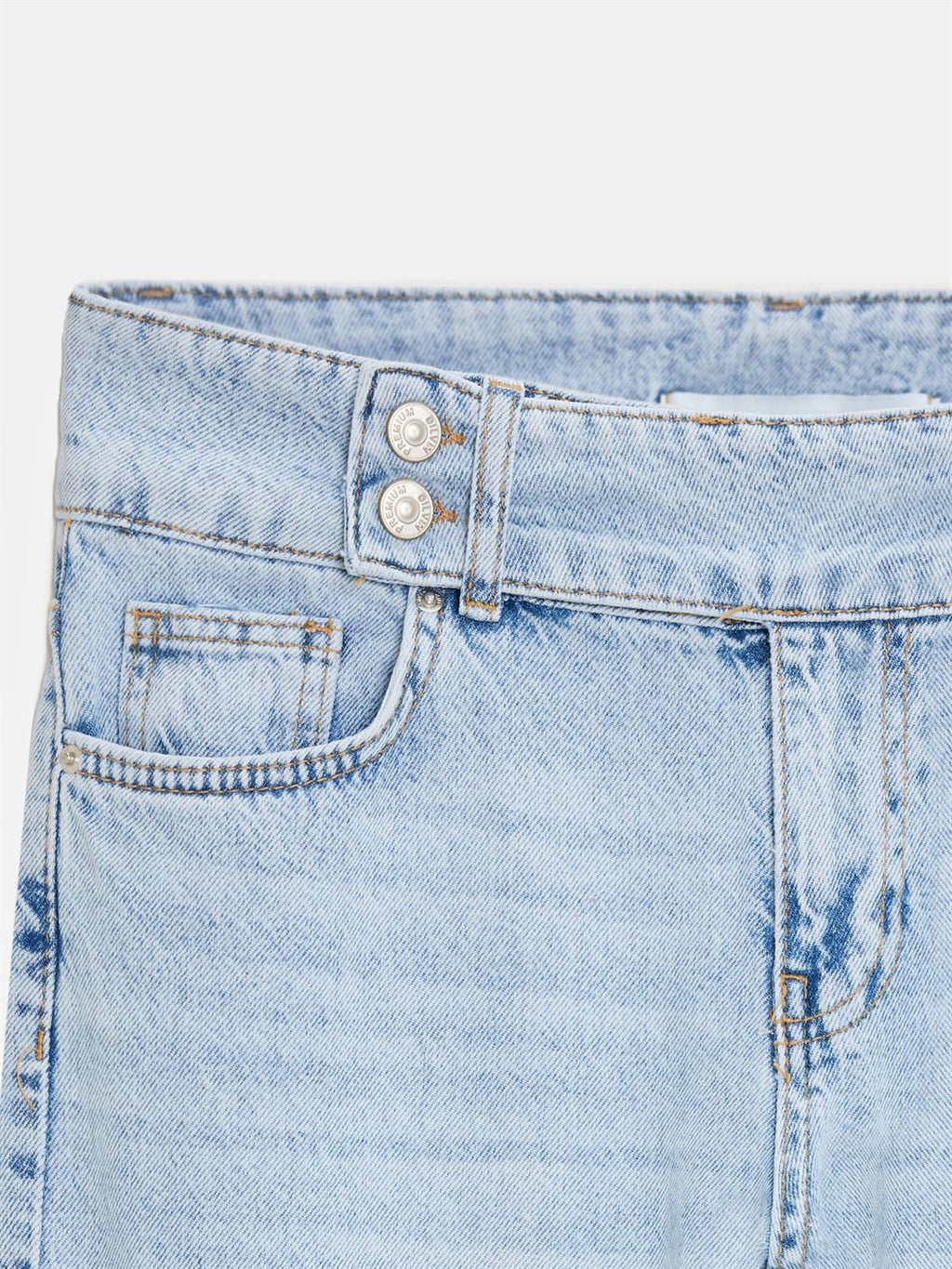 Jeans med bälte - Blå