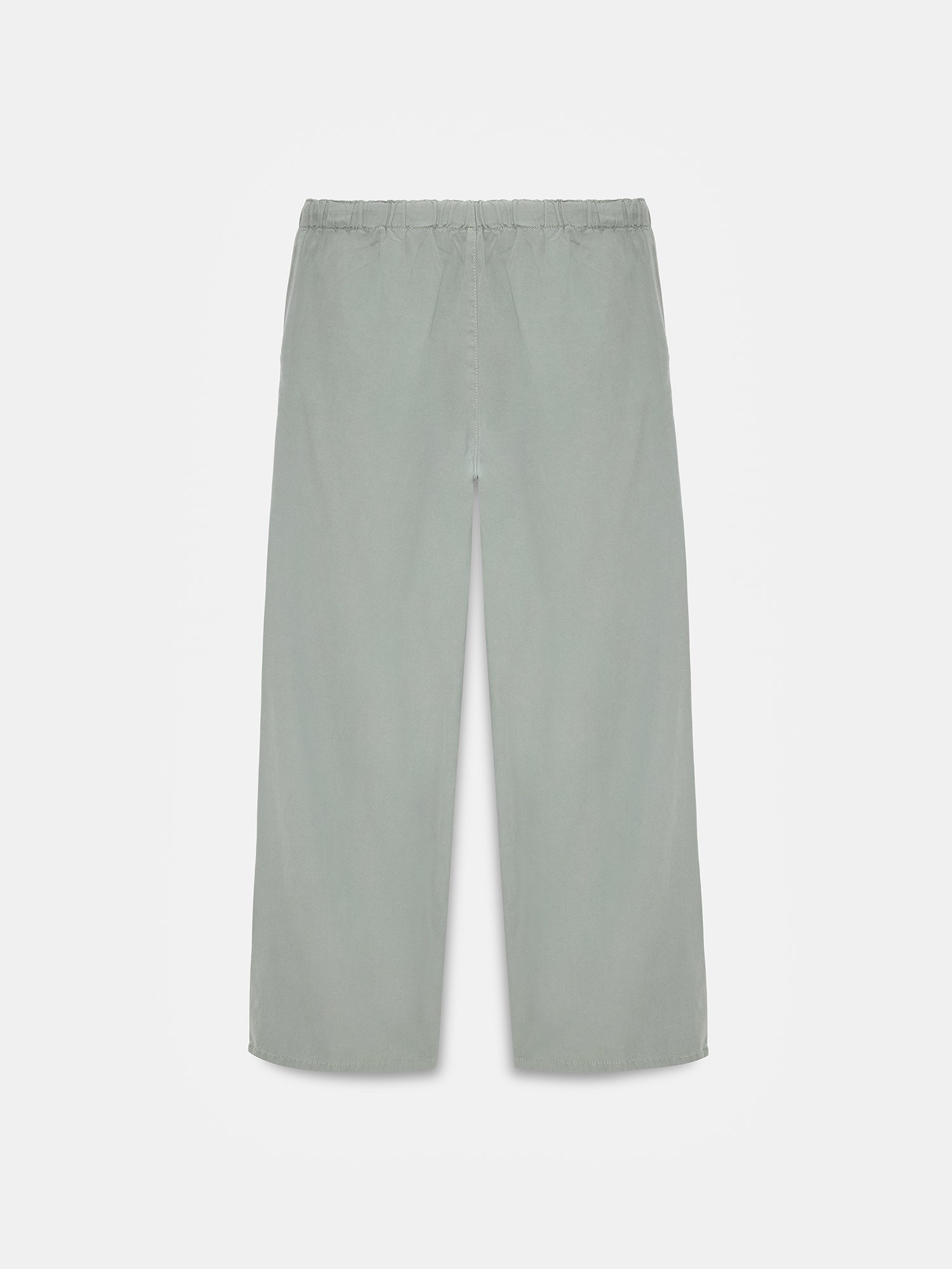 Jeans med Resår i Midjan - Khaki
