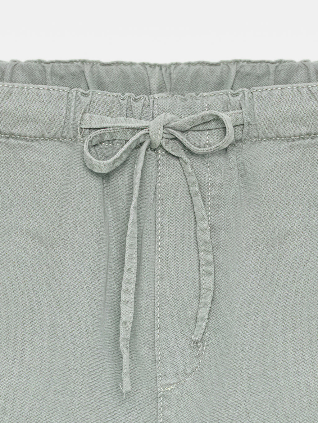 Jeans med Resår i Midjan - Khaki