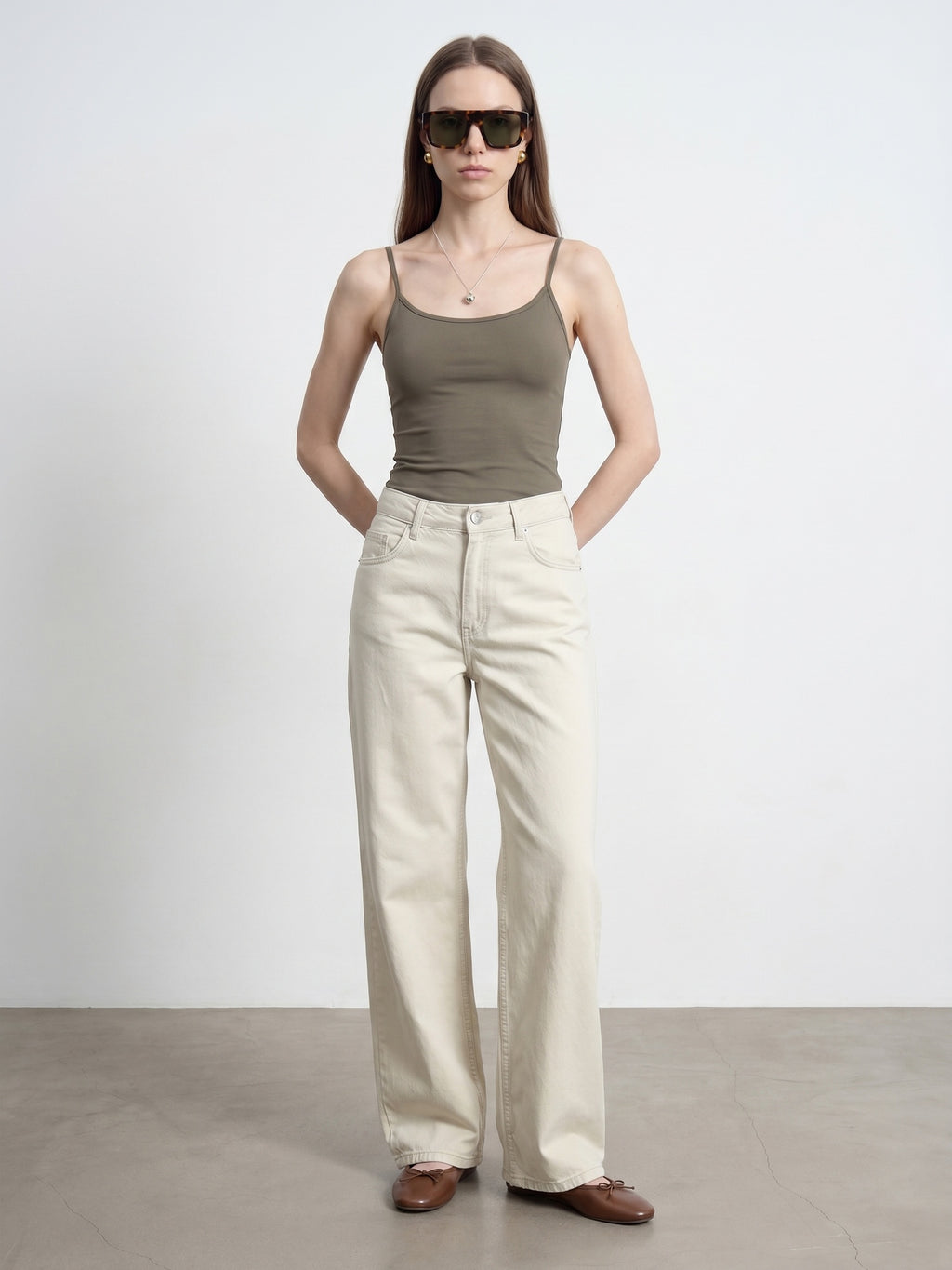 Wide Leg Jeans - Sten