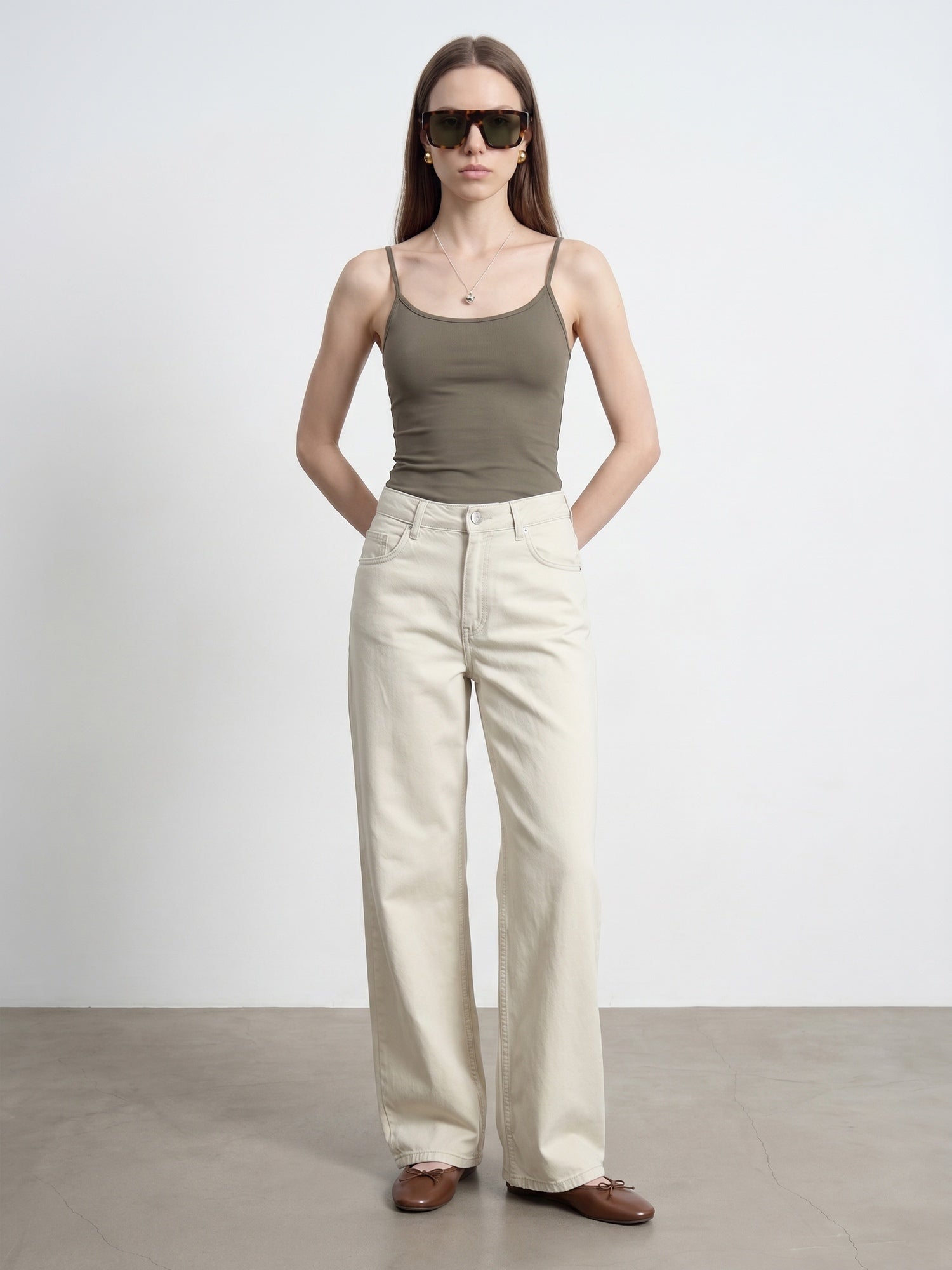 Wide Leg Jeans - Sten