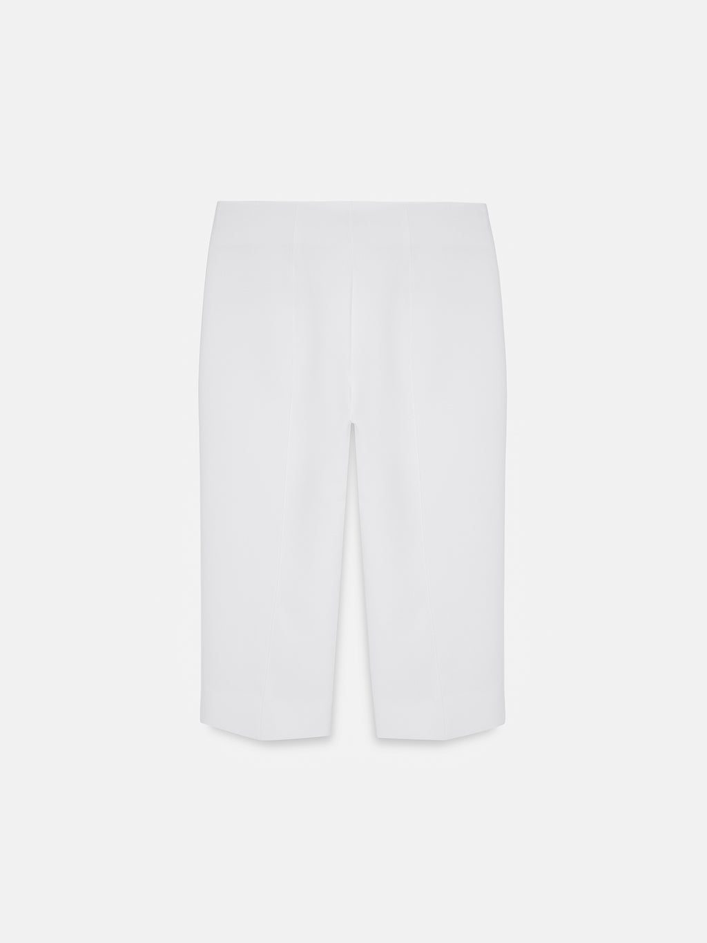 Capribyxor med Slits – Vit